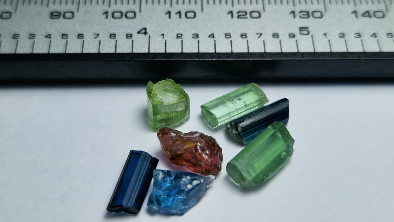 12.85 ct  Mix Tourmaline From Nigeria — view 3